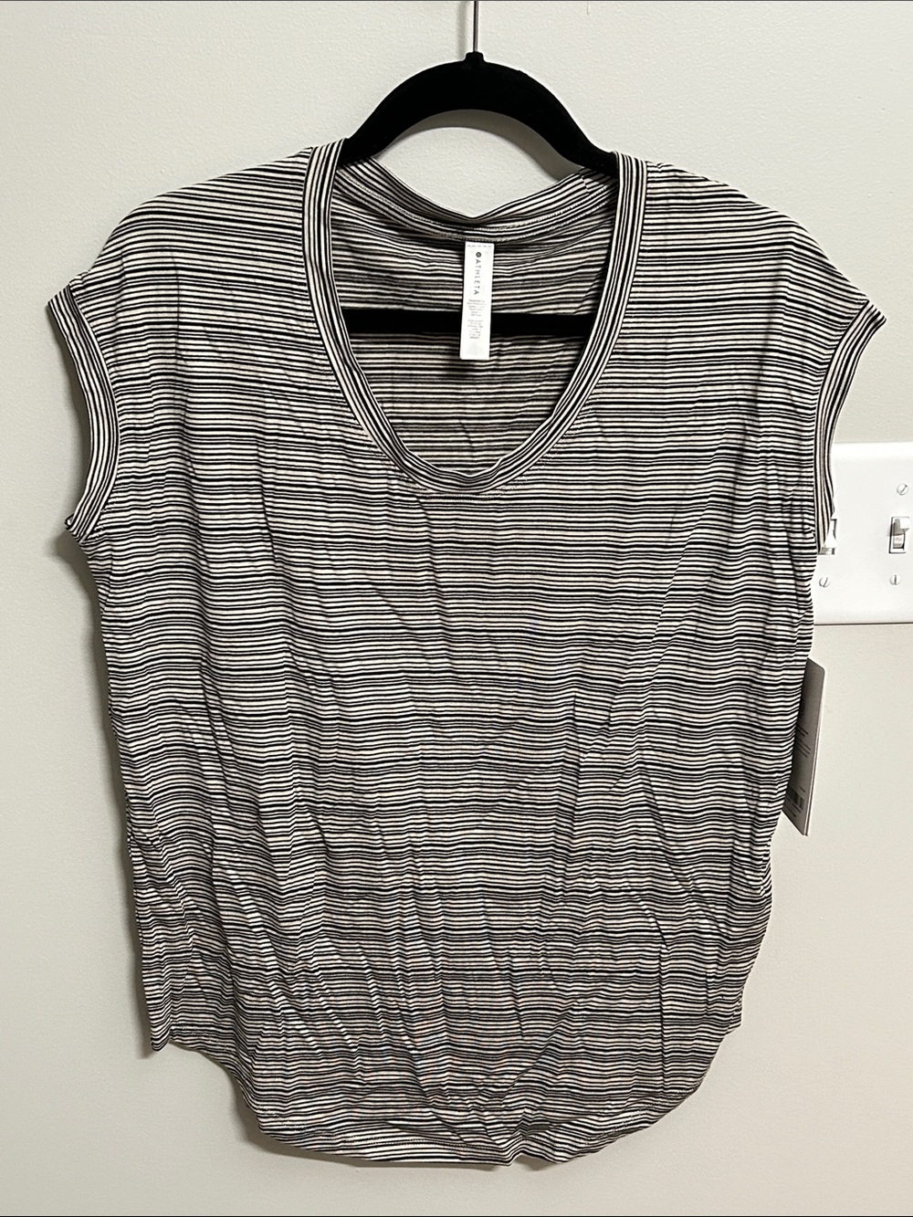 Athleta Cloudlight Stratus Striped Tee NWT